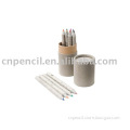 3.5\"12 recycle color pencil without eraser with paper tube